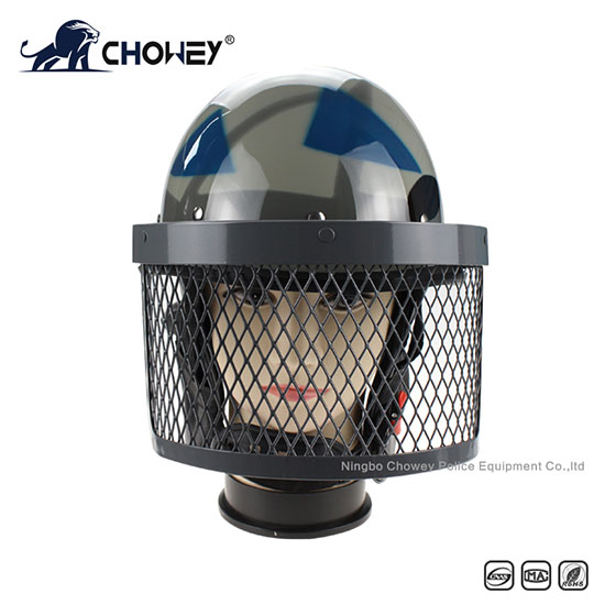 Military Anti Riot Control Helmet with metal grid