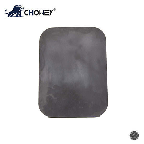 Bulletproof plat Single-curved Sintered silicon carbide (SIC) ceramic plate BP25091 for body armour