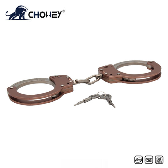 New safe and high quality police aluminum alloy handcuffs, anti-poke steel handcuffs