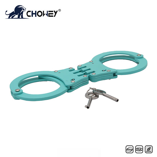 New High Quality Military Alloy Aluminum Classic Style Metal Police Handcuffs