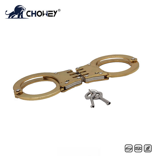 High Quality Military Alloy Aluminum Classic Style Metal Police Handcuffs