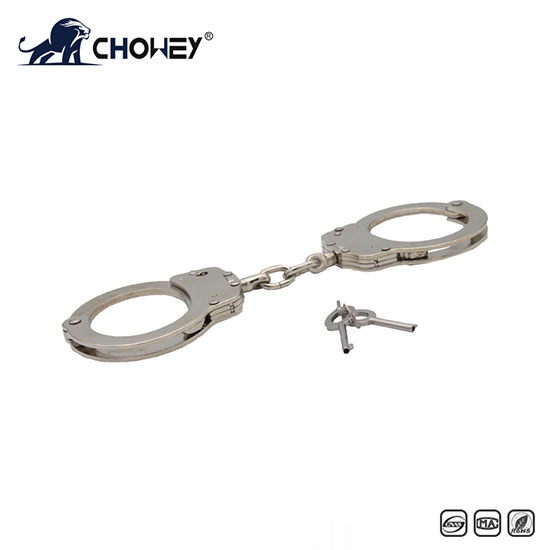 Military real metal stainless steel carbon steel alloy aluminum police handcuffs