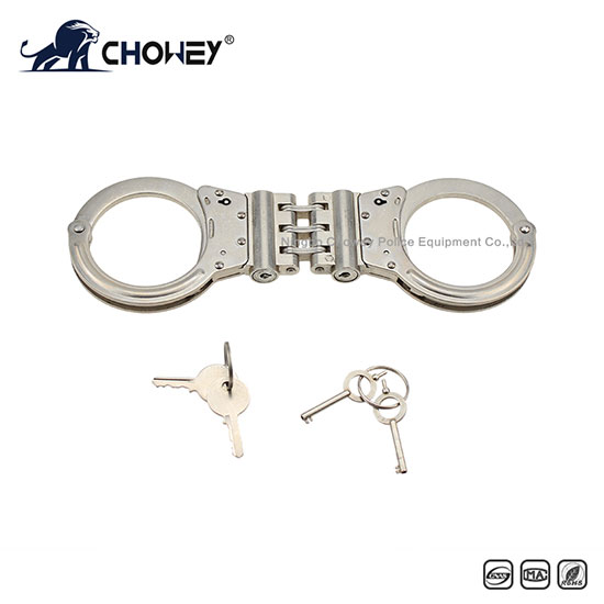 Nickel plated carbon steel handcuffs