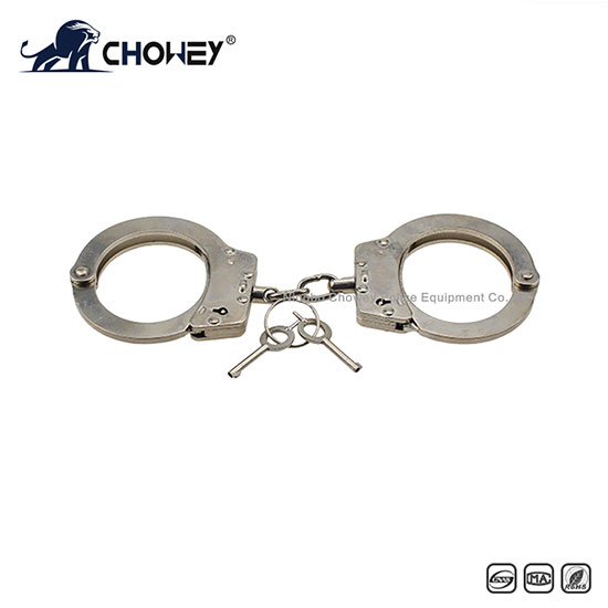 Nickel plated carbon steel handcuffs