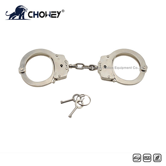 Nickel plated carbon steel handcuffs