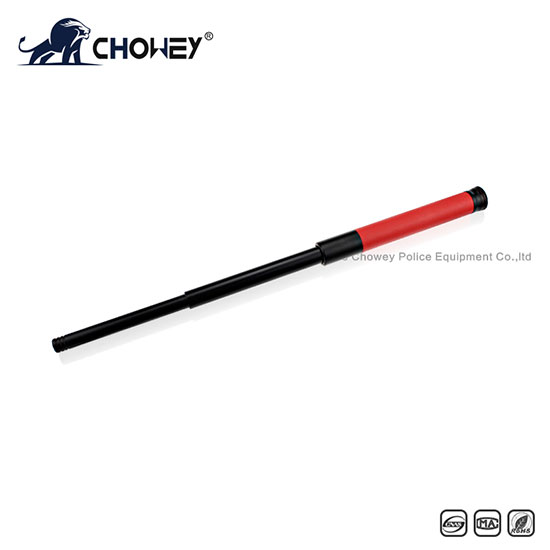 Instructor version red handle mechanical expendable baton