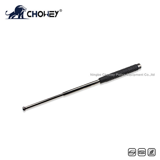 High-quality rubber handle steel anti riot expandable baton