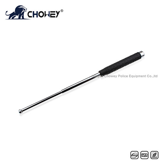 High-quality rubber handle steel anti riot expandable baton