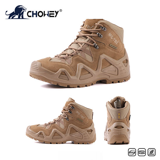 Men’s Tactical Boots Lightweight Combat Boots Military Work Boots brown Boots