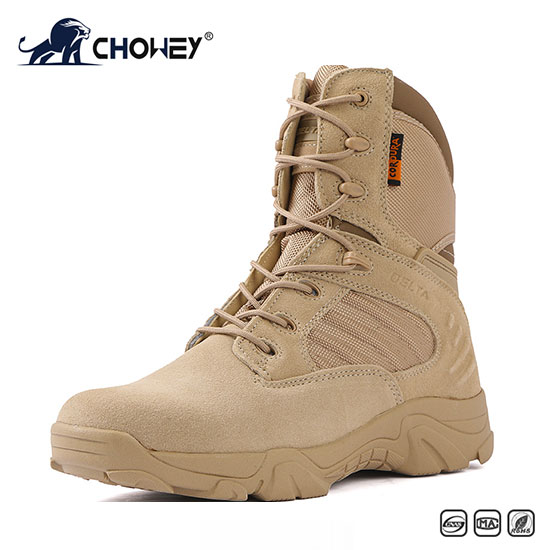 High quality Outdoor Mountaineering tactical shock-absorbing military boots