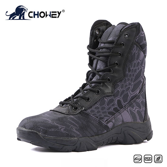Ultralight high performance military camouflage combat boots