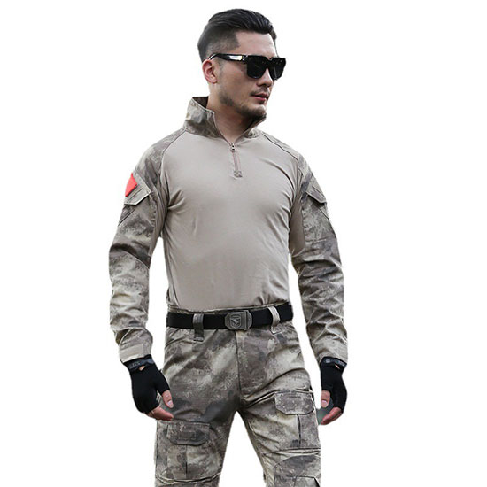 Frog suit camouflage suit suit male instructor uniform military training suit thickened wear-resistant training suit