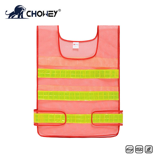 Mesh fabric printable lattice reflective vest traffic sanitation reflective vest construction site construction reflective clothing