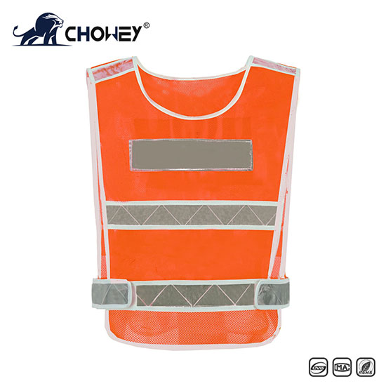Thickened fishing mesh cloth reflective vest, high-brightness lattice reflective clothing, construction traffic riding safety reflective vest
