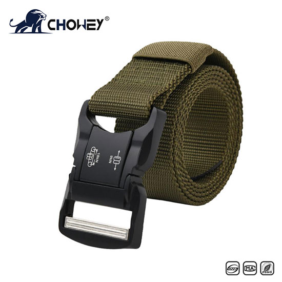 High quality zinc alloy buckle tactical police belt