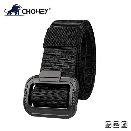 Professional police nylon tactical belt, plastic buckle military combat belt