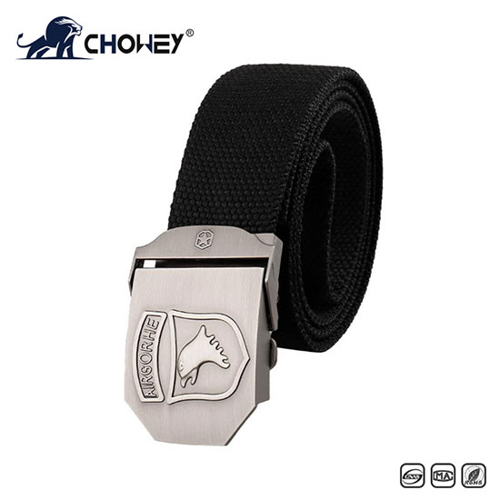 New zinc alloy police tactical belt, non-slip wear-resistant military belt