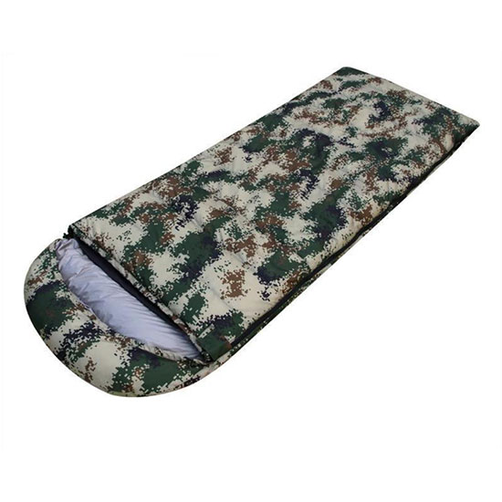 Detachable And Washable Winter And Summer Dual-use Thickened Warm Fleece Liner Camouflage Down Military Sleeping Bag