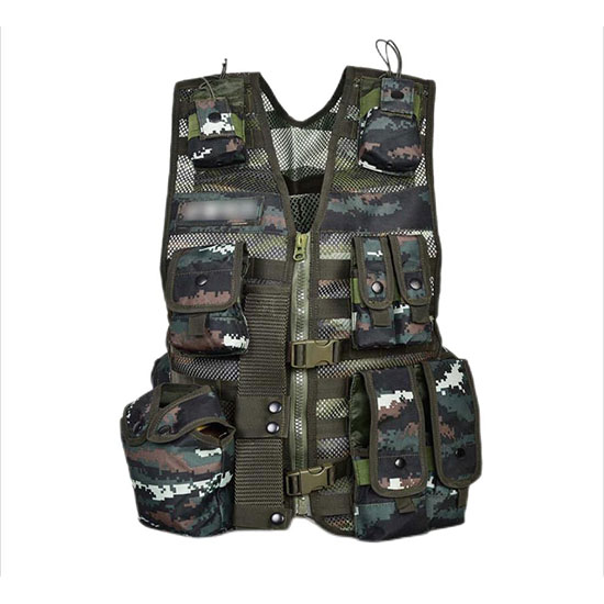 Mesh Multi-pocket Breathable Camouflage Military Fans Multi-functional Tactical Vest