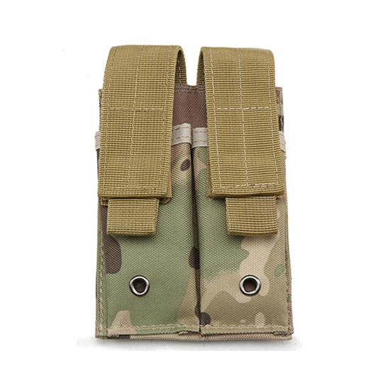 Tactical Outdoor Camouflage MOLLE Small Double Magazine Holster