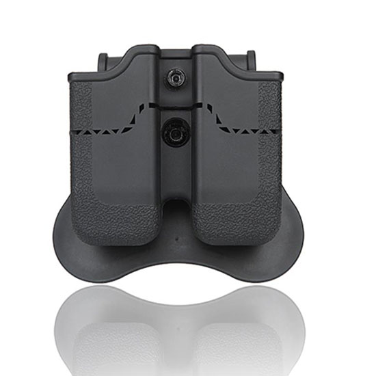 Tactical Outdoor Plastic Nylon Waist Double Magazine Holster