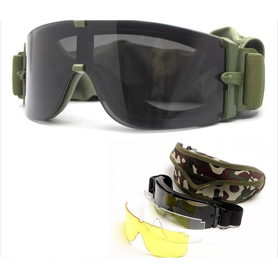 Outdoor Tactical Glasses Windproof Anti-fog Anti-ultraviolet Goggles