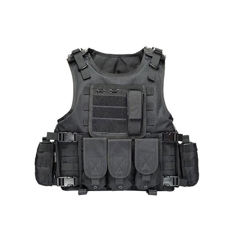 Military use black body armor NIJ IIIA Bulletproof vest