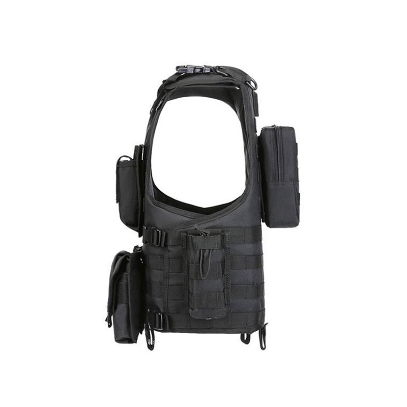 Military use black body armor NIJ IIIA Bulletproof vest