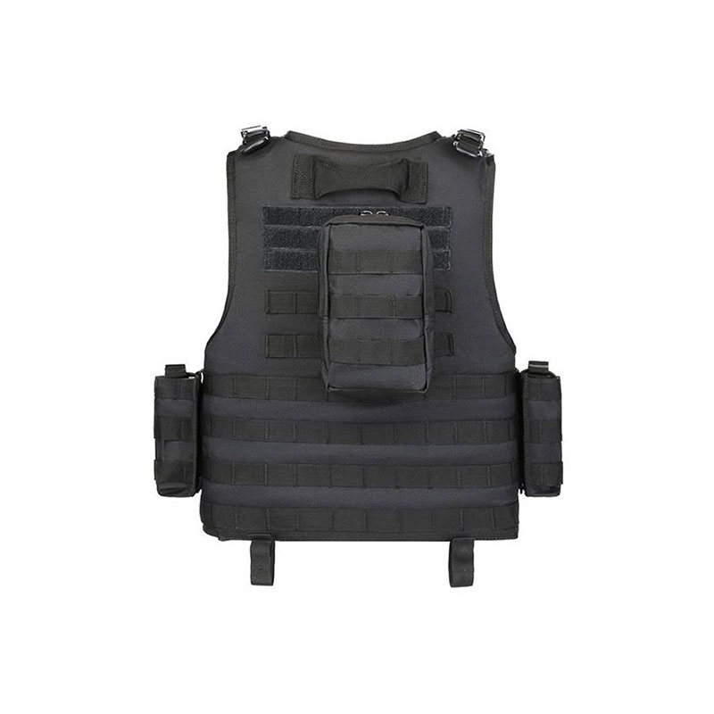 Military use black body armor NIJ IIIA Bulletproof vest