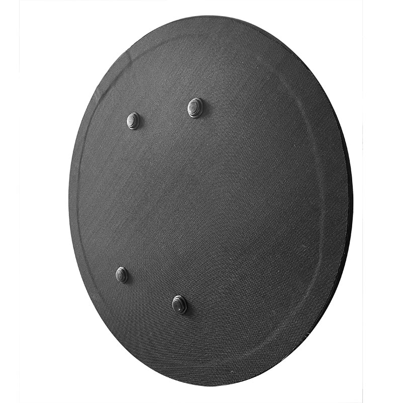 High quality bulletproof round arm shield