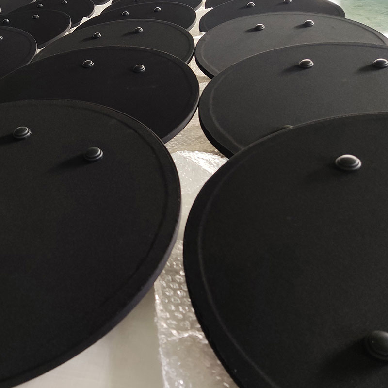 High quality bulletproof round arm shield