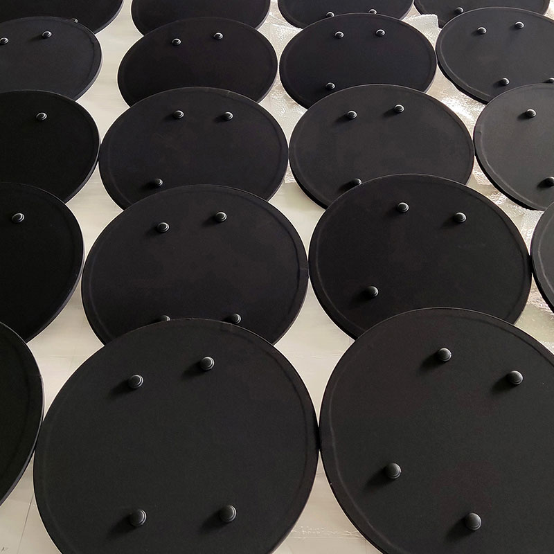 High quality bulletproof round arm shield