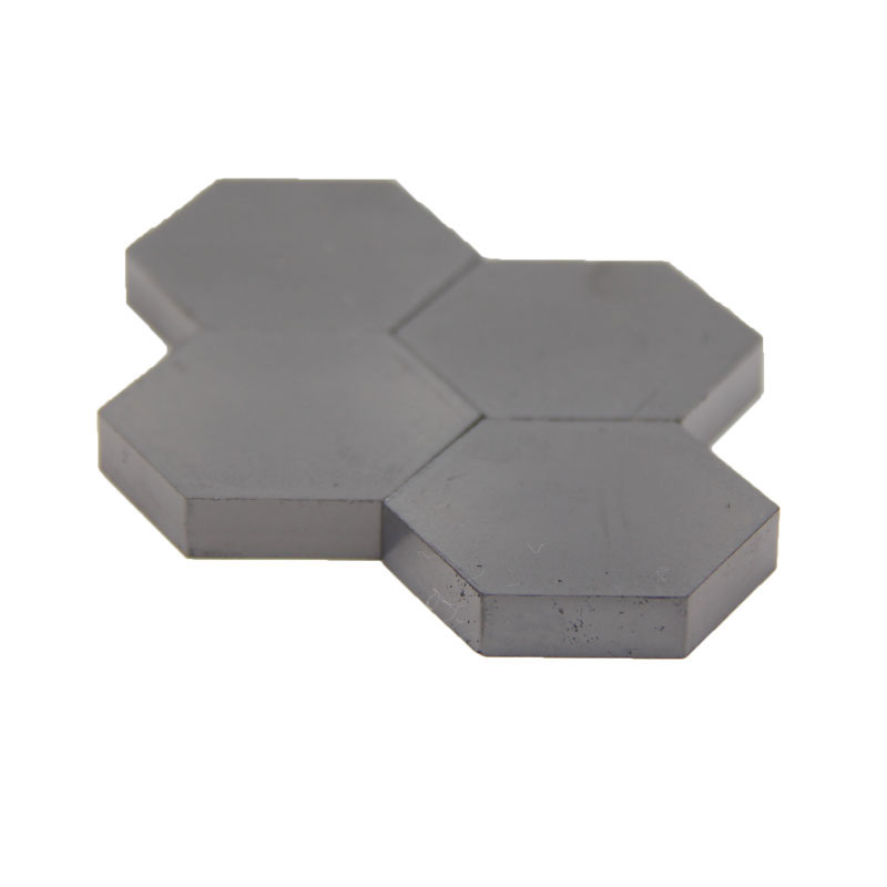 Hexagon Sintered silicon carbide (SIC) ceramic plate BP2761 for bulletproof plate