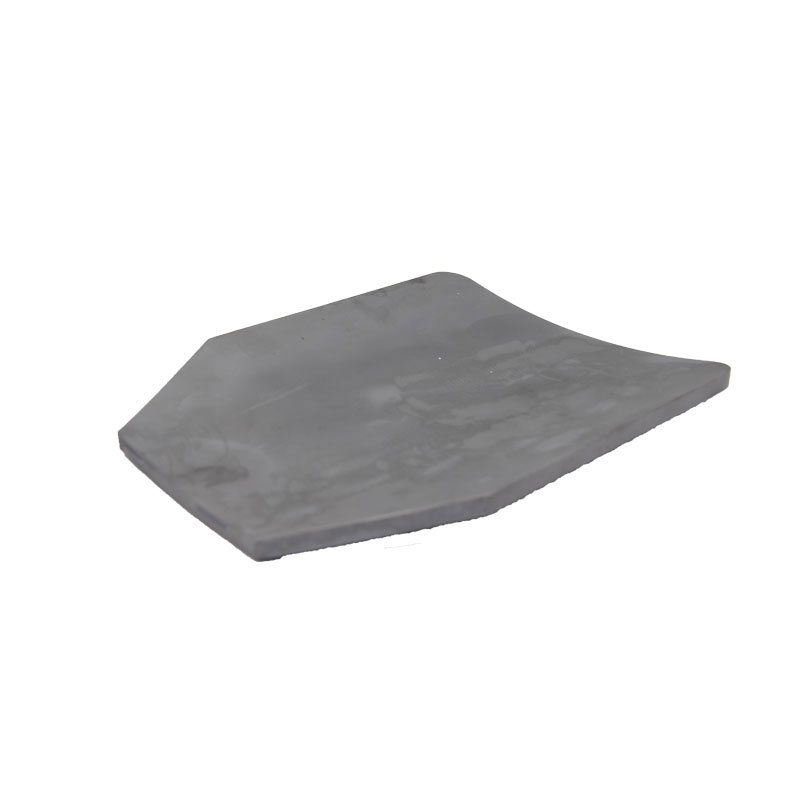 Single-curved lightweight Sintered silicon carbide (SIC) ceramic plate BP21742 for bulletproof plate