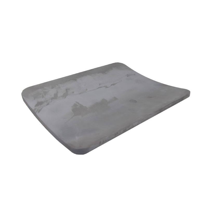 Rectangle Single-curved Sintered silicon carbide (SIC) ceramic plate BP22010 for bulletproof plate