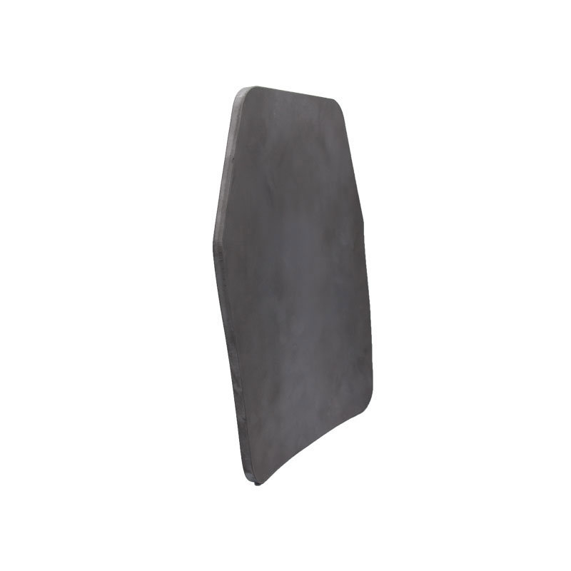 Bulletproof plate Single-curved Sintered silicon carbide (SIC) ceramic plate BP2189 for body armour