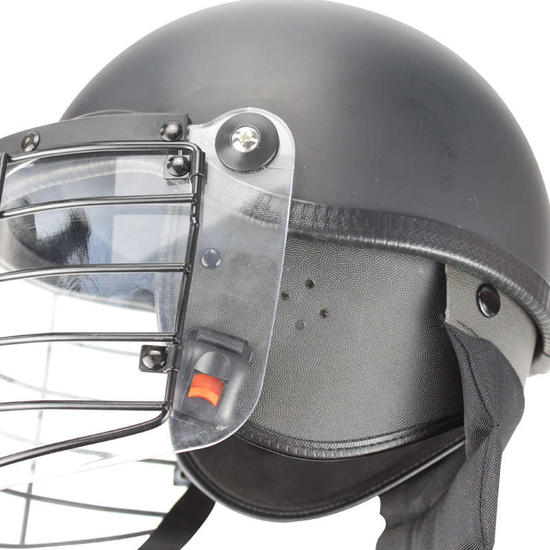 Military Anti Riot Control Helmet with metal grid