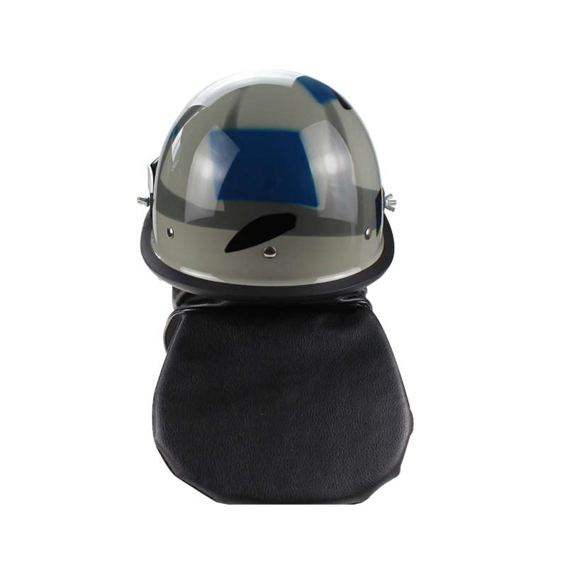 Military Anti Riot Control Helmet with metal grid