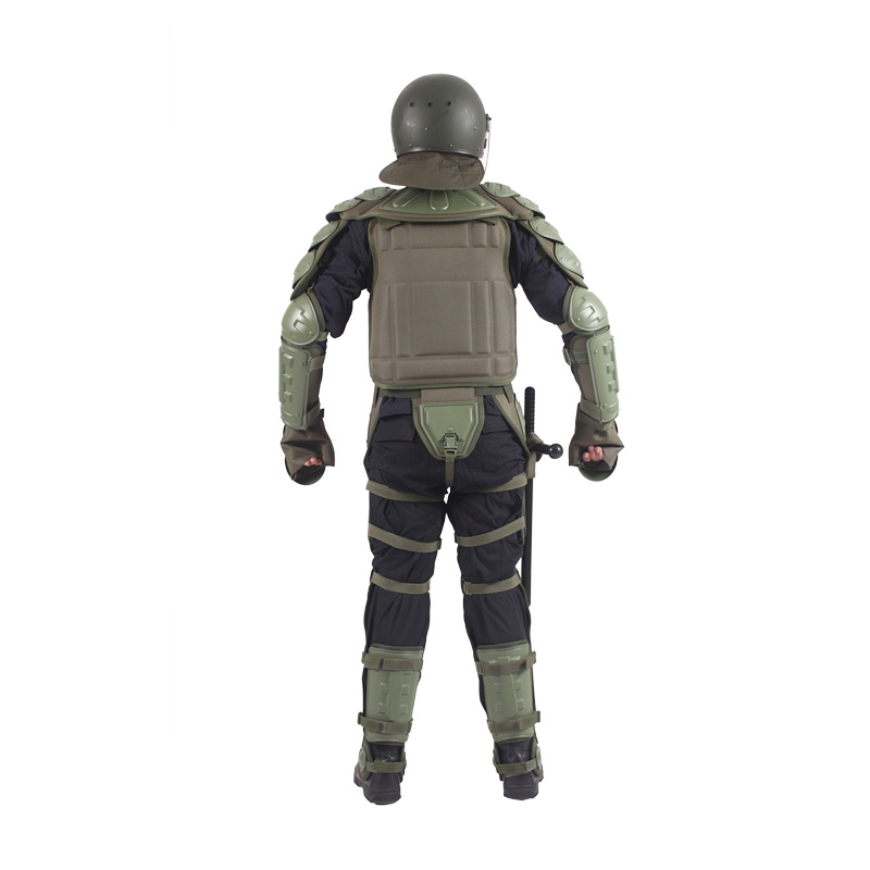 Body protective anti riot suit for police and military