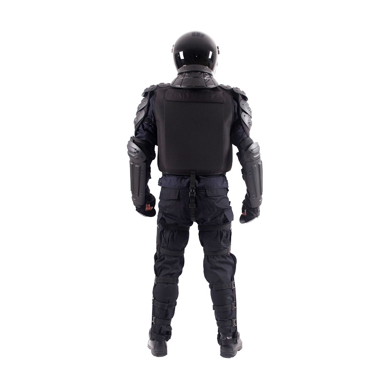 Body protective anti riot suit for police and military