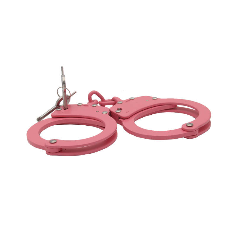 High Quality Anti-riot Military Police Titanium Alloy Safety Chain Handcuffs