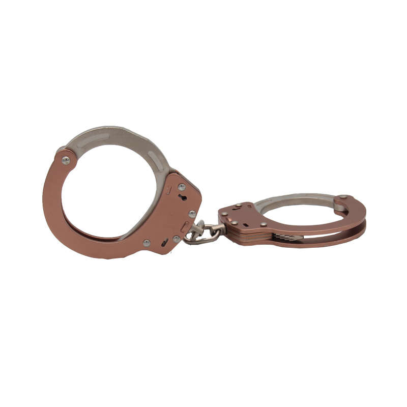 New safe and high quality police aluminum alloy handcuffs, anti-poke steel handcuffs
