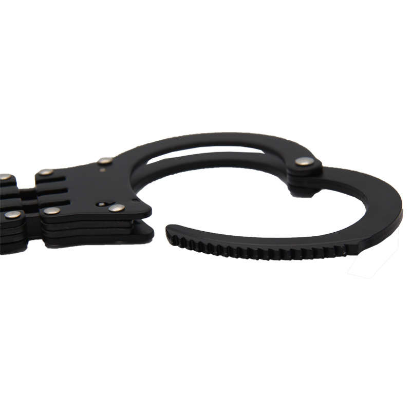 New high quality military carbon steel classic style metal police handcuffs