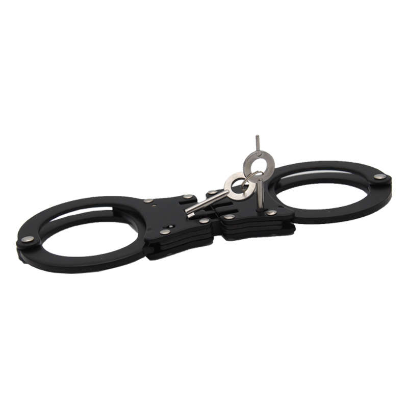 New high quality military carbon steel classic style metal police handcuffs