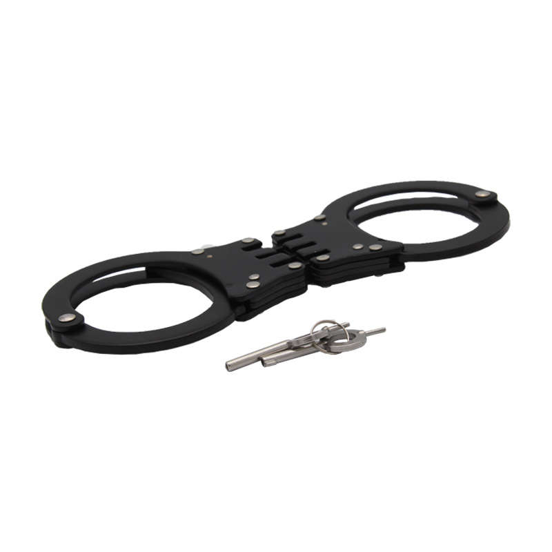 New high quality military carbon steel classic style metal police handcuffs