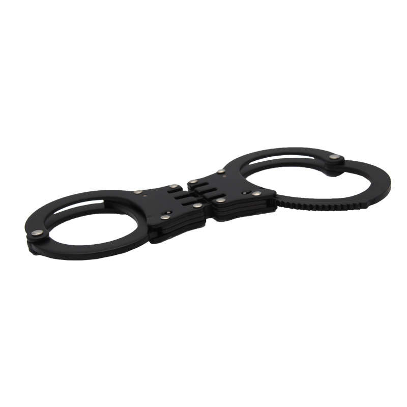 New high quality military carbon steel classic style metal police handcuffs