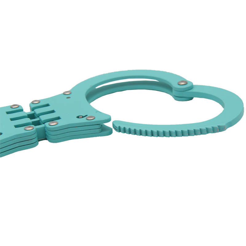 New High Quality Military Alloy Aluminum Classic Style Metal Police Handcuffs