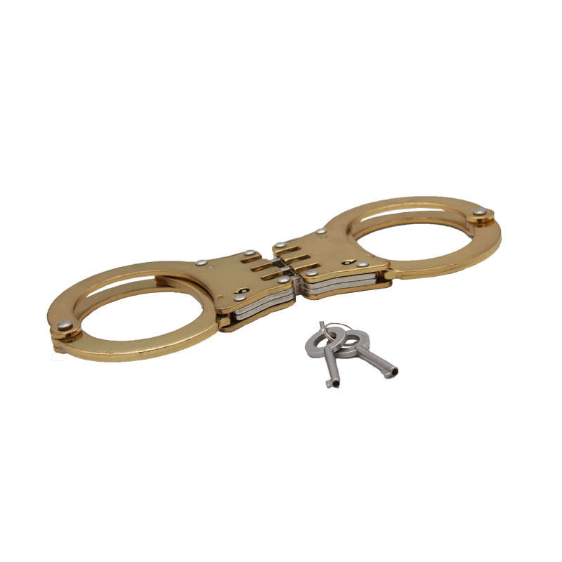 High Quality Military Alloy Aluminum Classic Style Metal Police Handcuffs