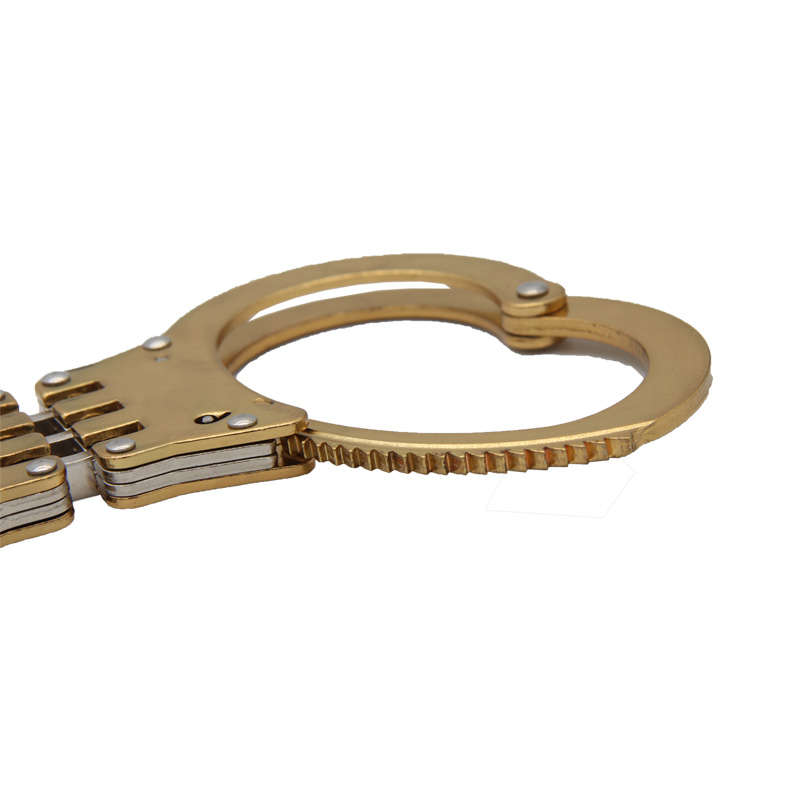 High Quality Military Alloy Aluminum Classic Style Metal Police Handcuffs