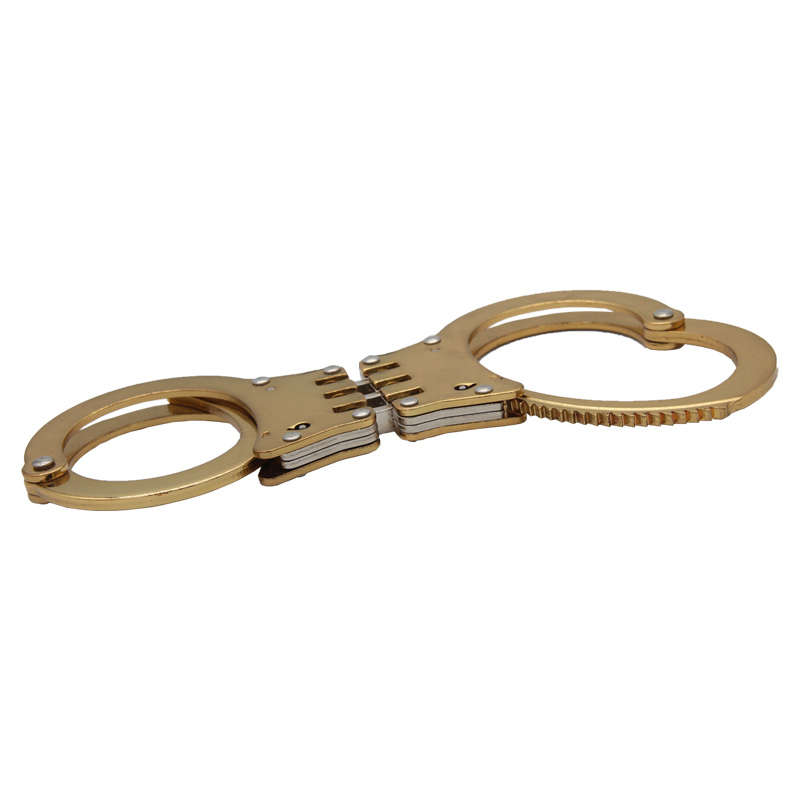 High Quality Military Alloy Aluminum Classic Style Metal Police Handcuffs